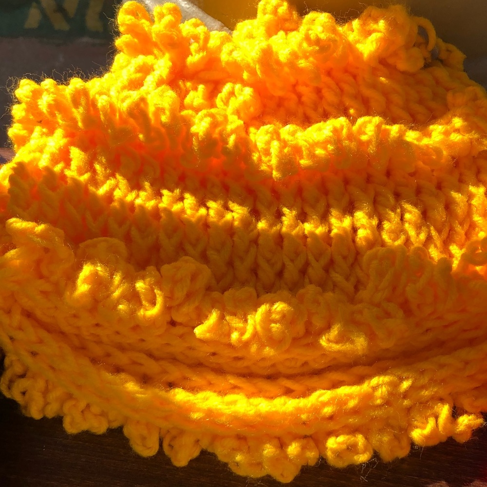 Knitted crazy hat